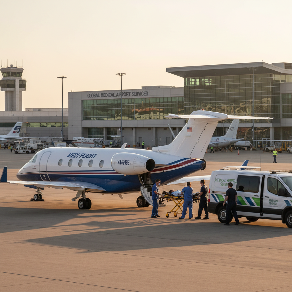 How to Arrange Ground Transport After an Air Ambulance Flight