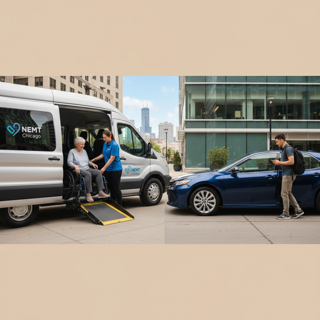 NEMT vs. Rideshare: What's the Difference?