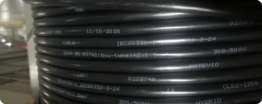 Cable Roll with Hot Stamping
